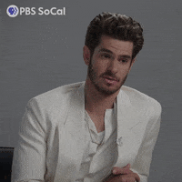 Andrew Garfield Sigh GIF by PBS SoCal