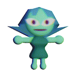 3D Character Sticker