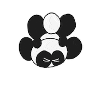 Panda Gisoshussha Sticker