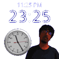 11 Pm Sticker