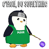 Come On Crypto Sticker by Pudgy Memez