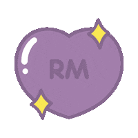 Rap Monster Heart Sticker