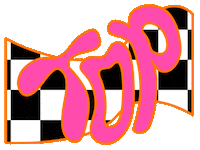 Pink Illustration Sticker