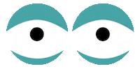 Scared Eyes Sticker