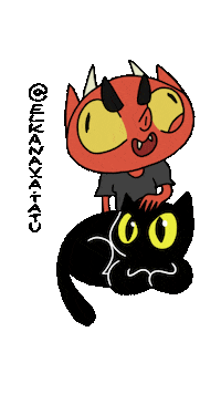 Art Cat Sticker