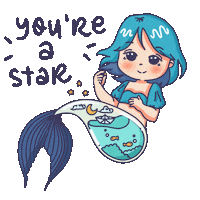Star Moon Sticker