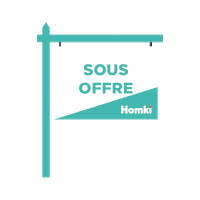 Homki immobilier immo homki sousoffre Sticker
