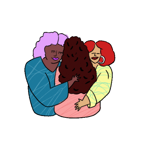 Support Each Other Building Community Sticker by LA vs. Hate