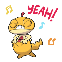 Happy Fun Sticker by Pokémon_JPN