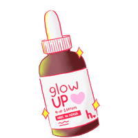 Serum Glowup Sticker by HaluHaluBeauty