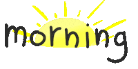 Good Morning Sun Sticker