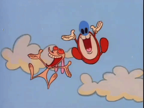 ren and stimpy nicksplat GIF