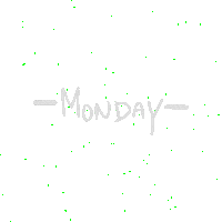 Monday Sticker