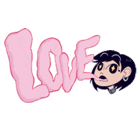Scott Pilgrim Love Sticker