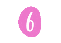 Numbers Numero Sticker by mamaQuilla Tejidos