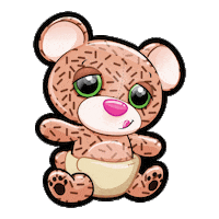 Waving Ice Cream Sticker by Basic Fun!