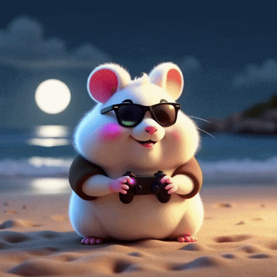 lilHammy giphyupload beach night controller GIF