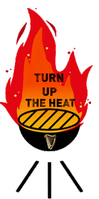 Fire Grilling Sticker by Guinness Malaysia