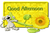 good afternoon flower STICKER