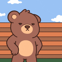 Teddy Bear No GIF by BEARISH