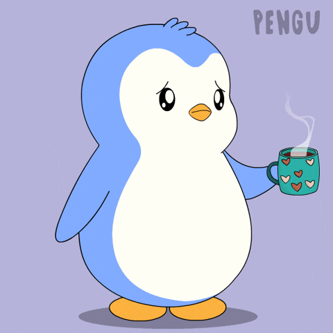 Sad Good Morning GIF by Pudgy Penguins