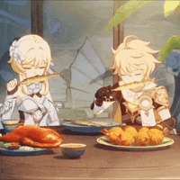 Traveler Aether GIF