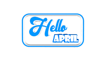 Happy April Sticker by OpticalArtInc.