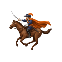 Uva Sabre Sticker by University of Virginia