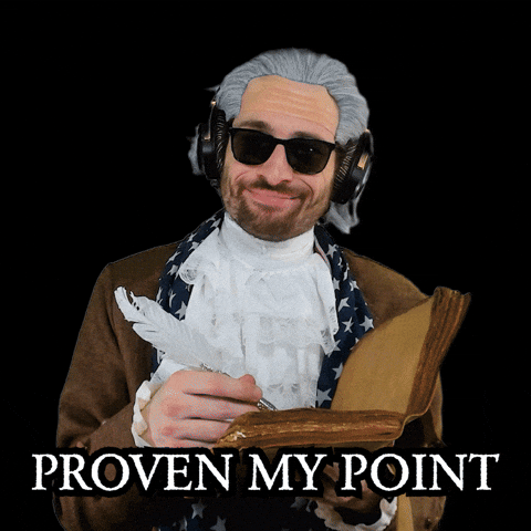 Point Made I Rest My Case GIF