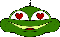 In Love Hearts Sticker