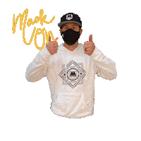 Masks Thumbs Up Sticker by TheMacnabs