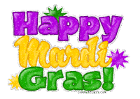 Mardi Gras Sticker