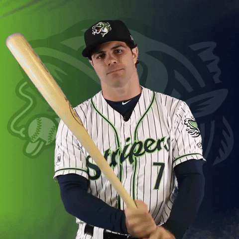 GoStripers giphyupload swing bat gwinnett GIF