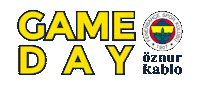 fbkadinbasket basketball gameday game day basketbol Sticker