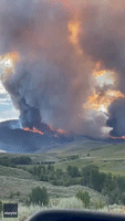 Lightning Strike Ignites Wildfire in Central Colorado