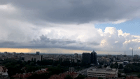 Timelapse Shows Storm Clouds Form Over Bulgarian City