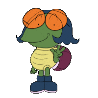 ISSAlatortuga hey peace issa turle Sticker