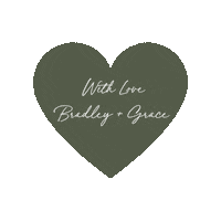 keeleyweddingfilms with love kwf keeley wedding films bradley and grace Sticker