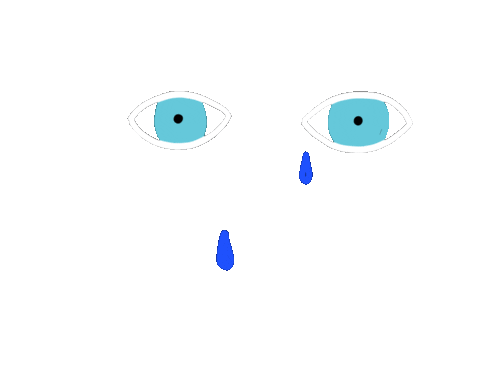 Sad Cry Sticker