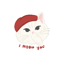 Cat Sticker by Ann of Facedit