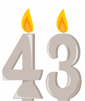 Birthday Flickering GIF