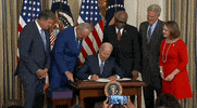 Signing Joe Biden GIF by GIPHY News