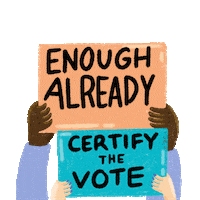 Election Waiting Sticker by Creative Courage