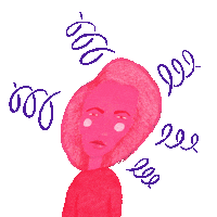 Over It Wtf Sticker