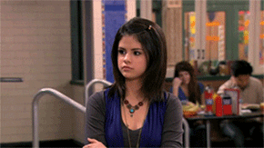 Confused Selena Gomez GIF