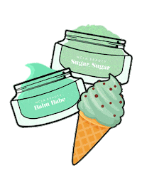 Lipbalm Lipscrub Sticker by NCLA Beauty