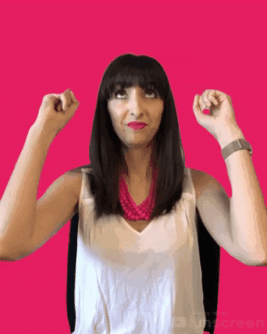 jennrobbins giphygifmaker pointing pointing up jenn GIF