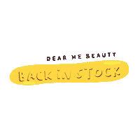 Makeup Back In Stock Sticker by Dear Me Beauty