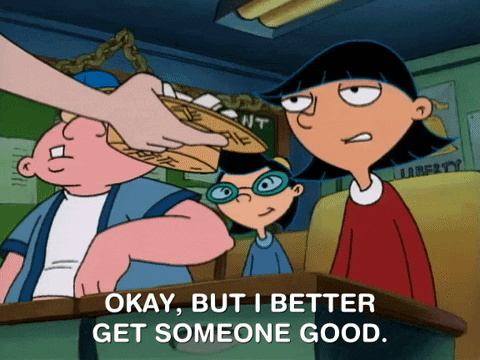 hey arnold nicksplat GIF