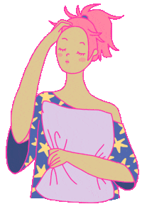 Tired Waking Up Sticker